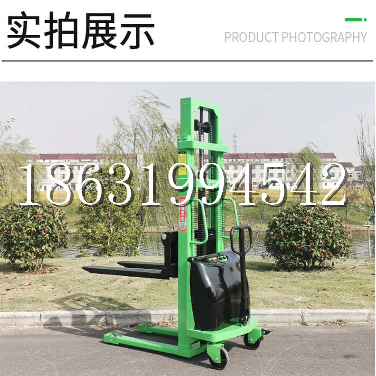 六脚乡电动叉车堆高车液压铲车电瓶1吨2吨站驾步行式小型全自动叉车